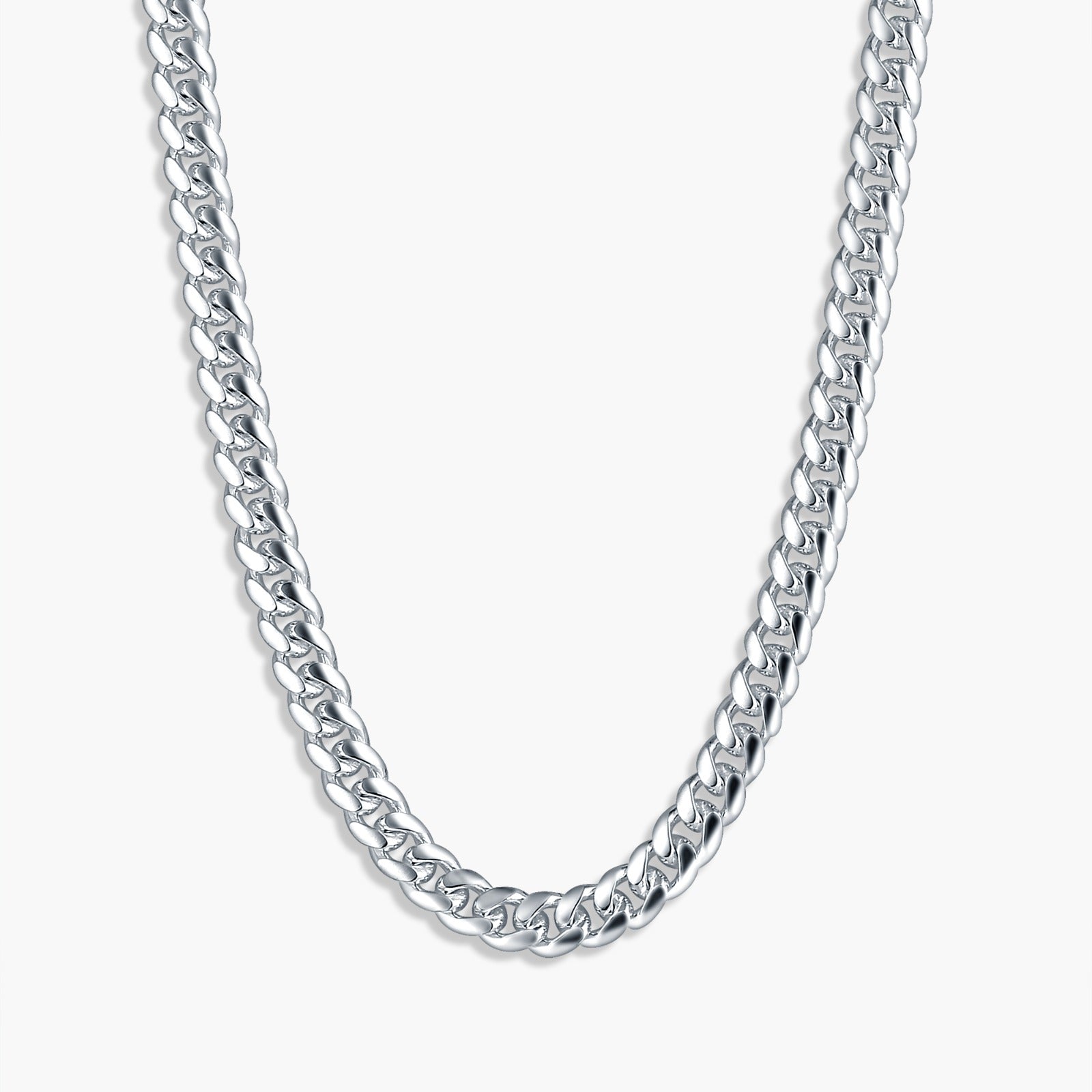 5mm - Miami Cuban Link Chain Panzerkette - 925 Silber